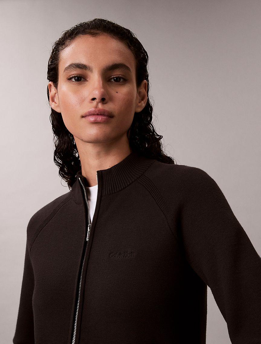 Tech Knit Zip Sweater Product Image