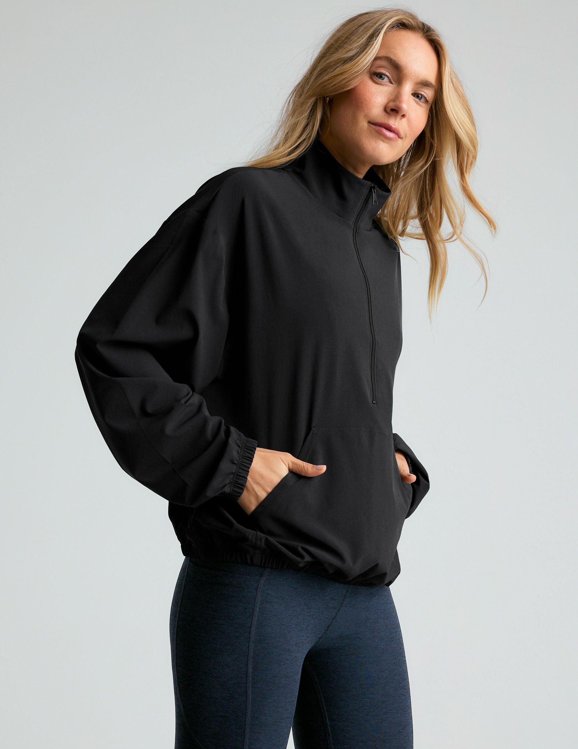Stretch Woven In Stride Half Zip Pullover Product Image