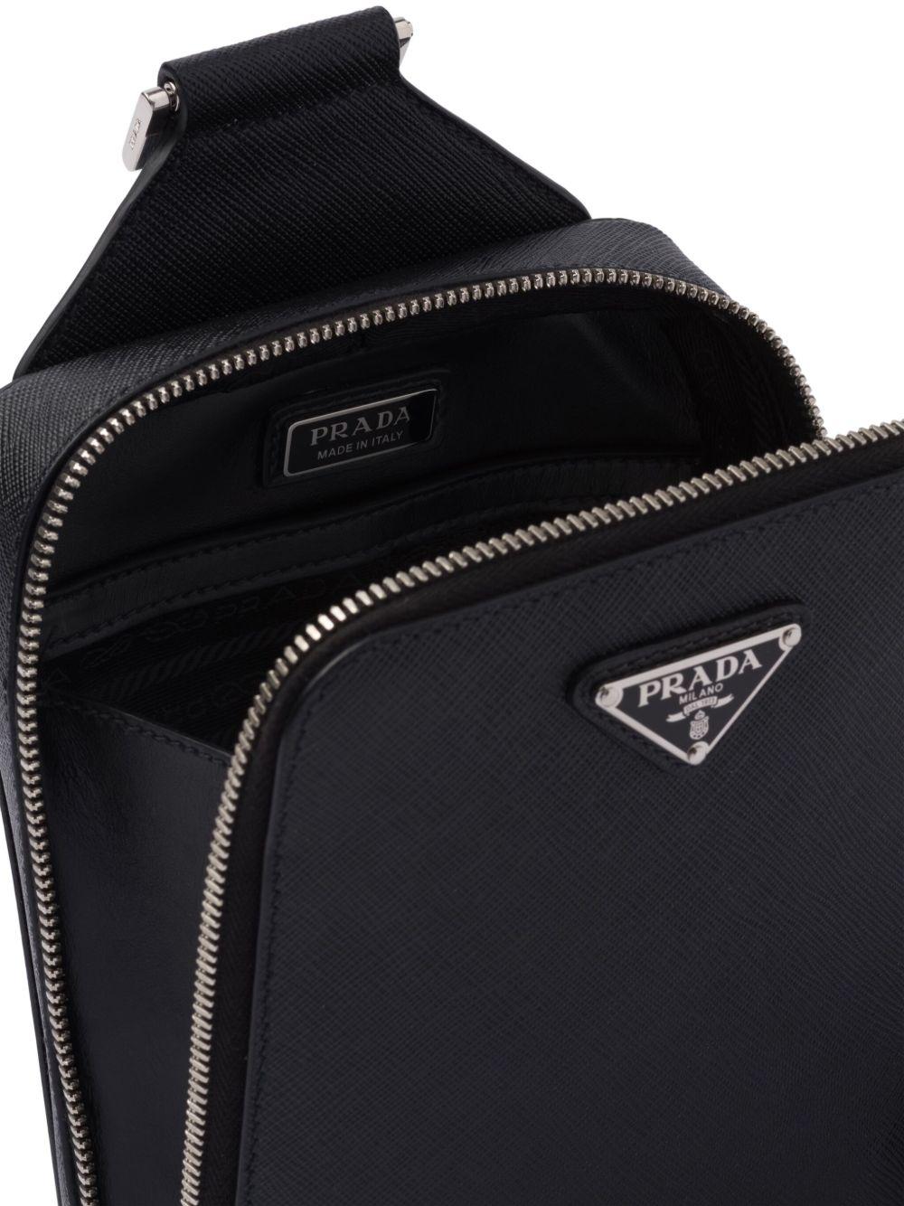 Brique leather shoulder bag Product Image