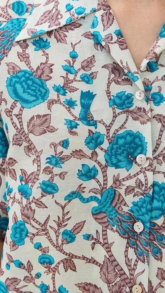 Alix of Bohemia Stevie Peacock Plume Shirt | Shopbop Product Image