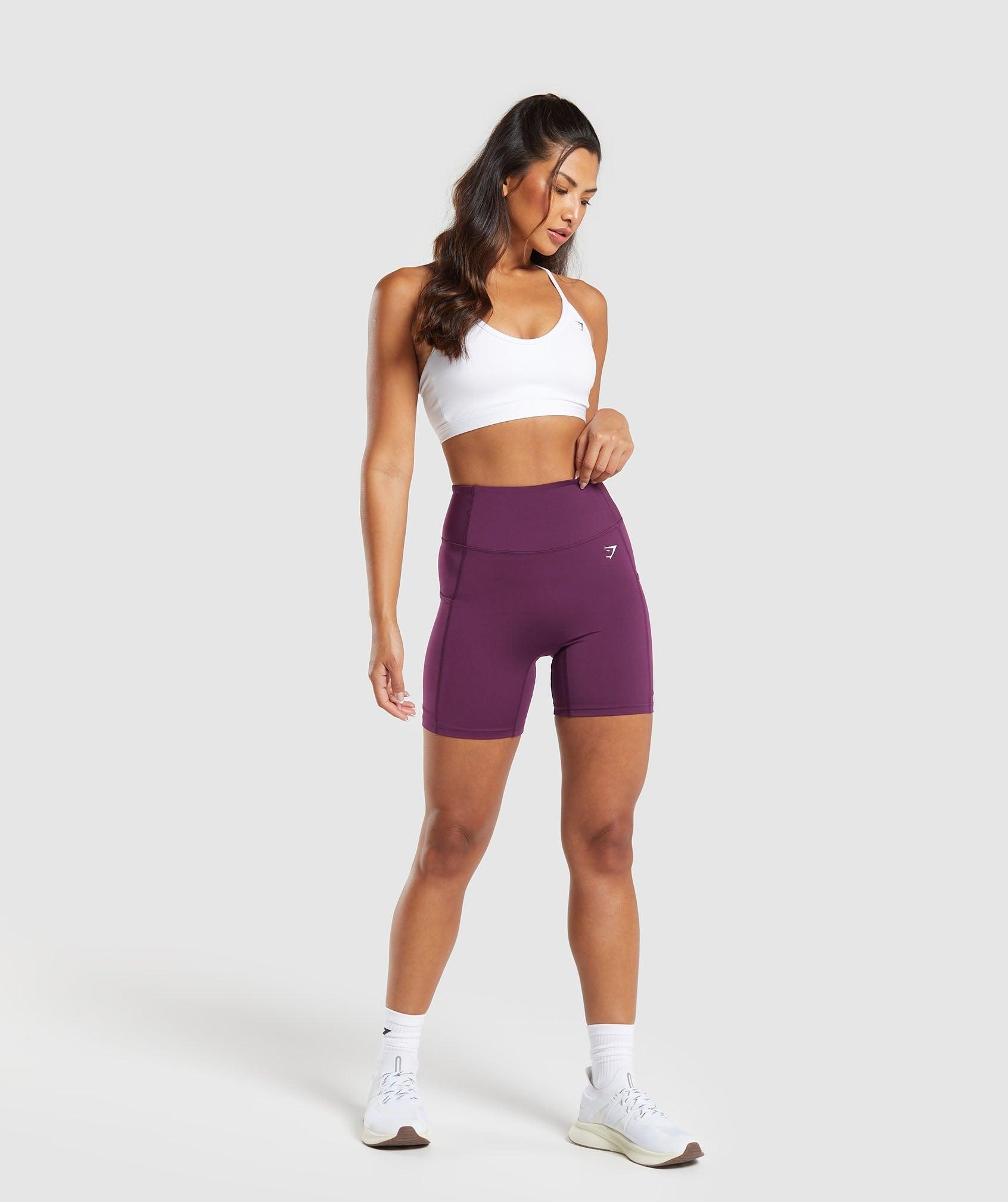 Gymshark Pocket Shorts - Magenta Purple Female Product Image