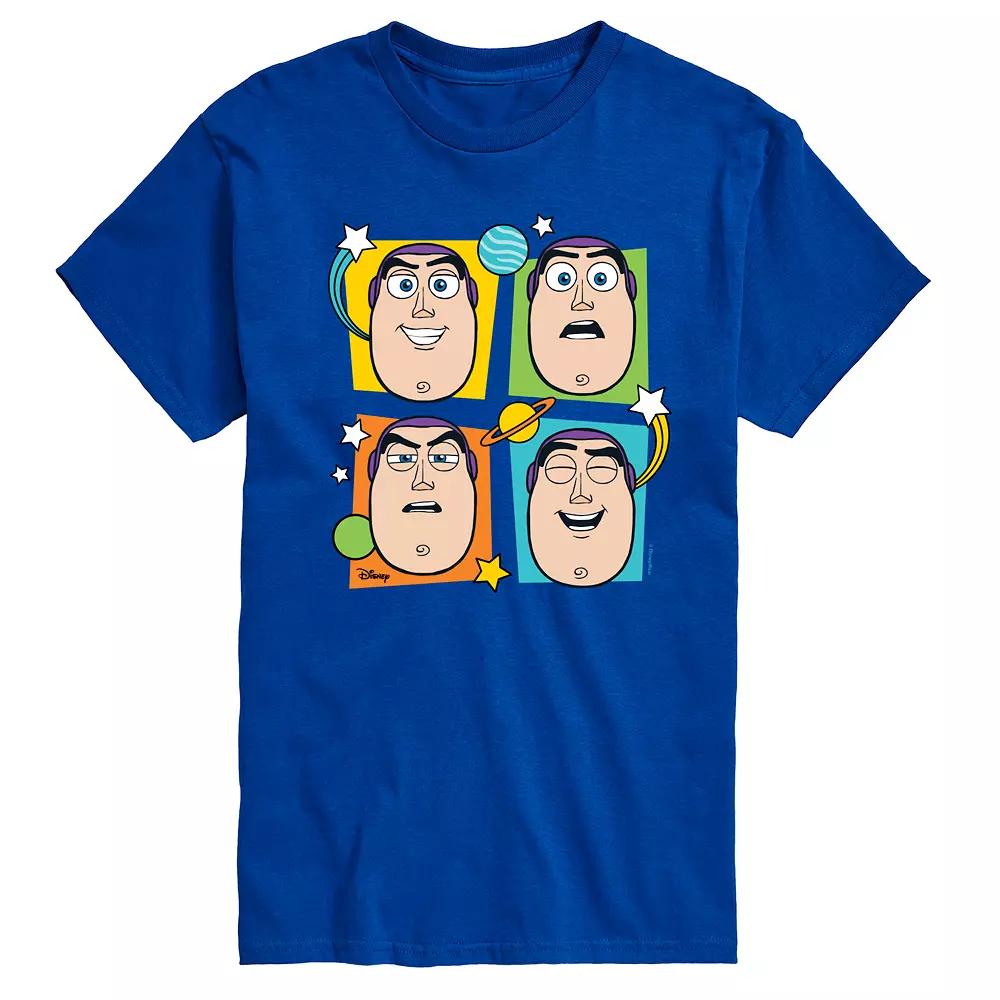 Disney / Pixars Toy Story 4 Mens Buzz Grid Graphic Tee Product Image