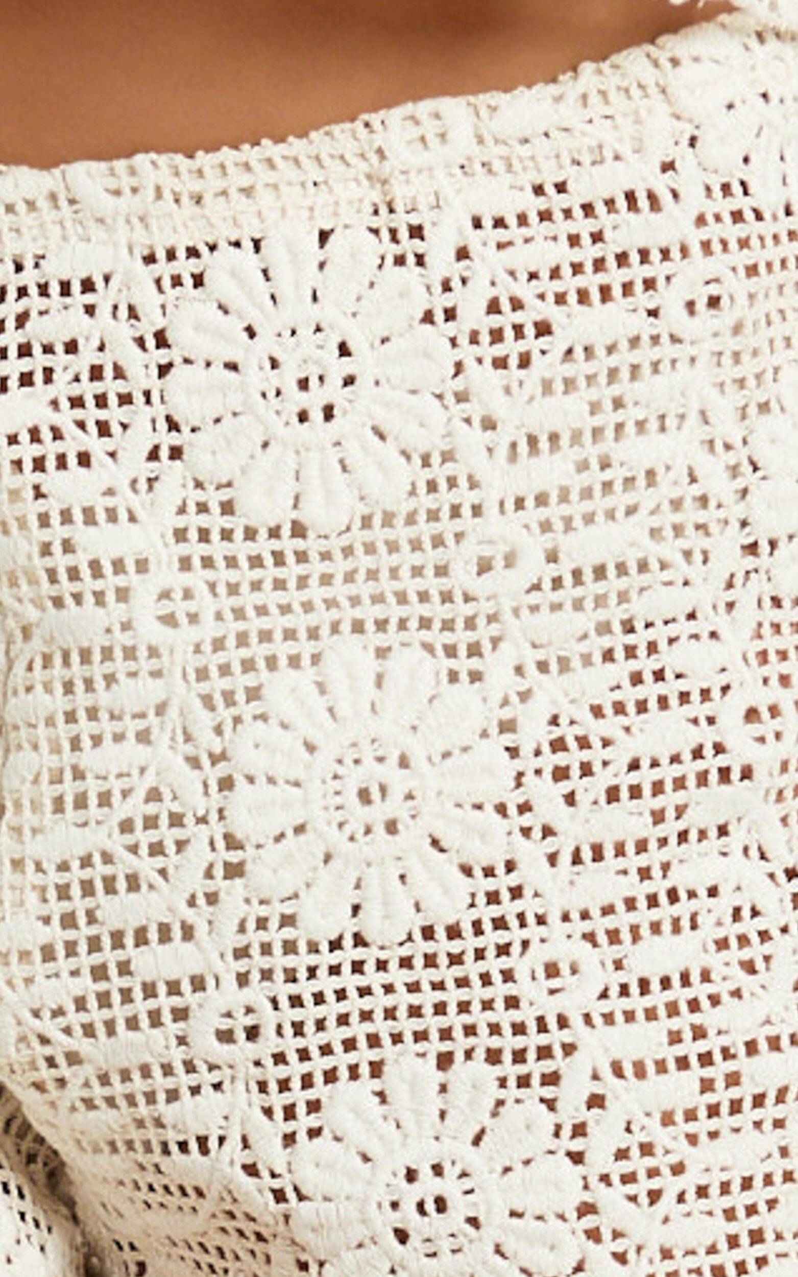 Lioness - Babydoll Short in Cream Floral Product Image