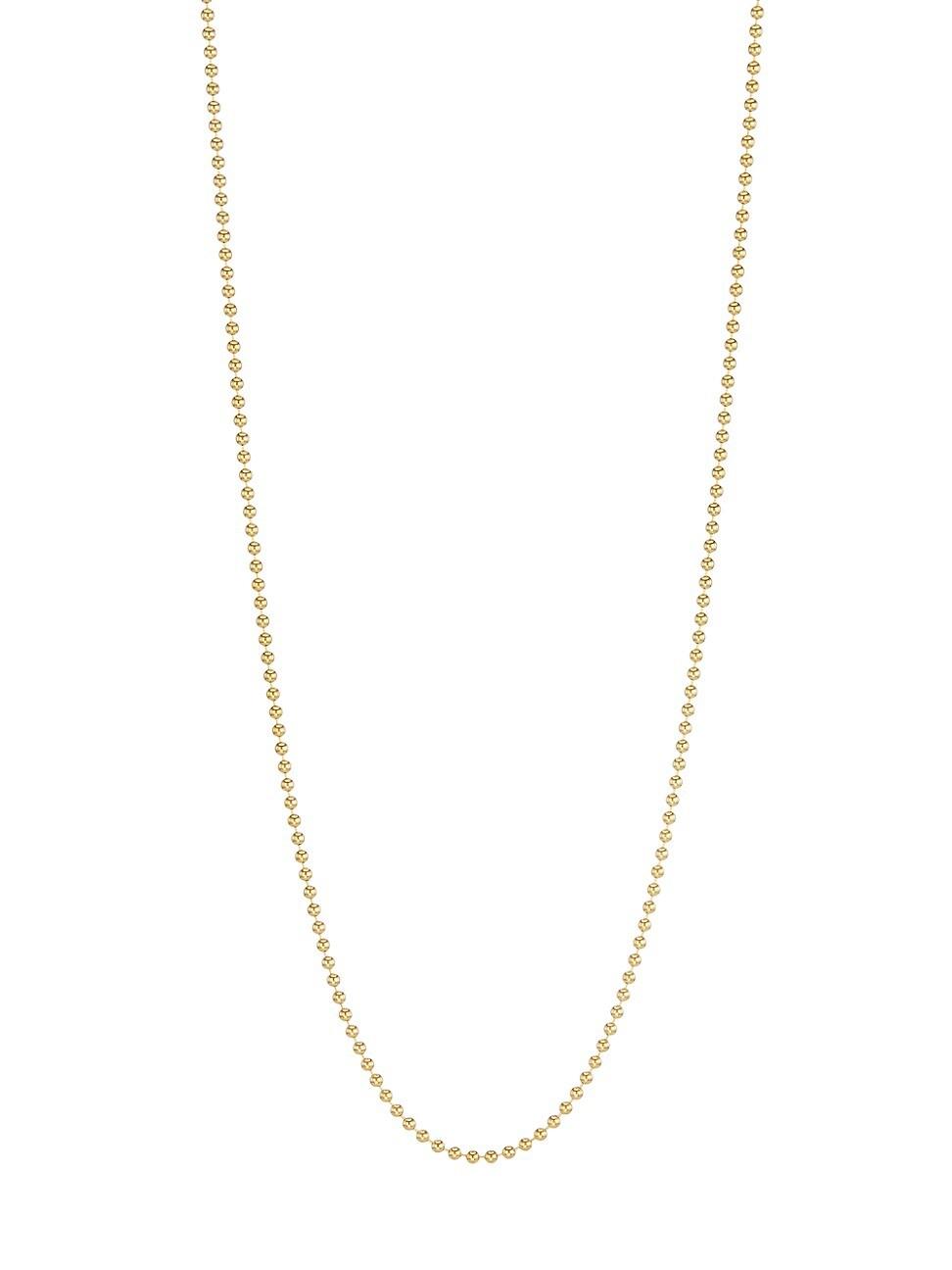 Womens 14K Yellow Gold Ball Chain Necklace Product Image
