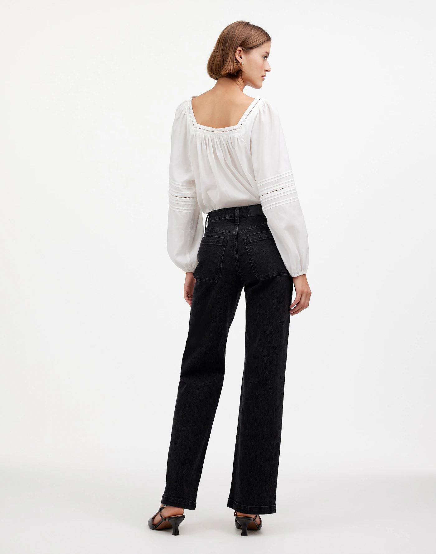 The Emmett Wide-Leg Full Length Jean: Patch Pocket Edition Product Image