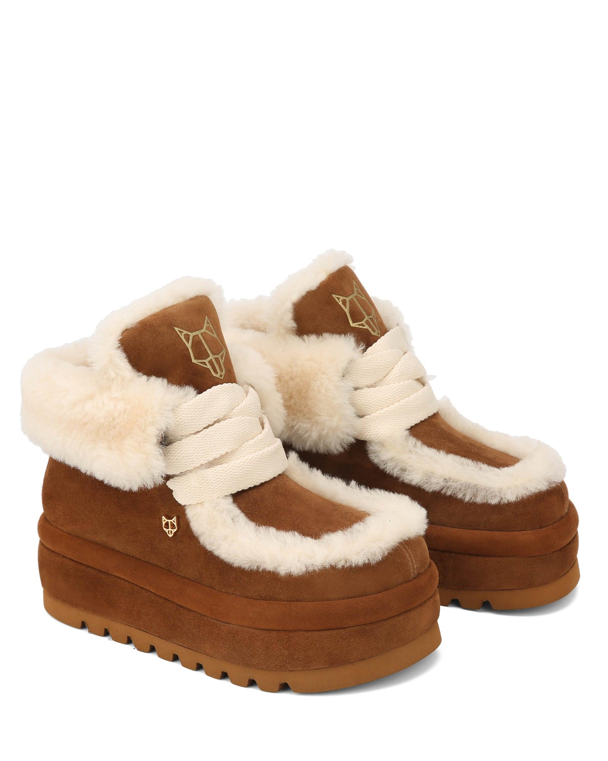 Bambi Tan Suede/Shearling Product Image