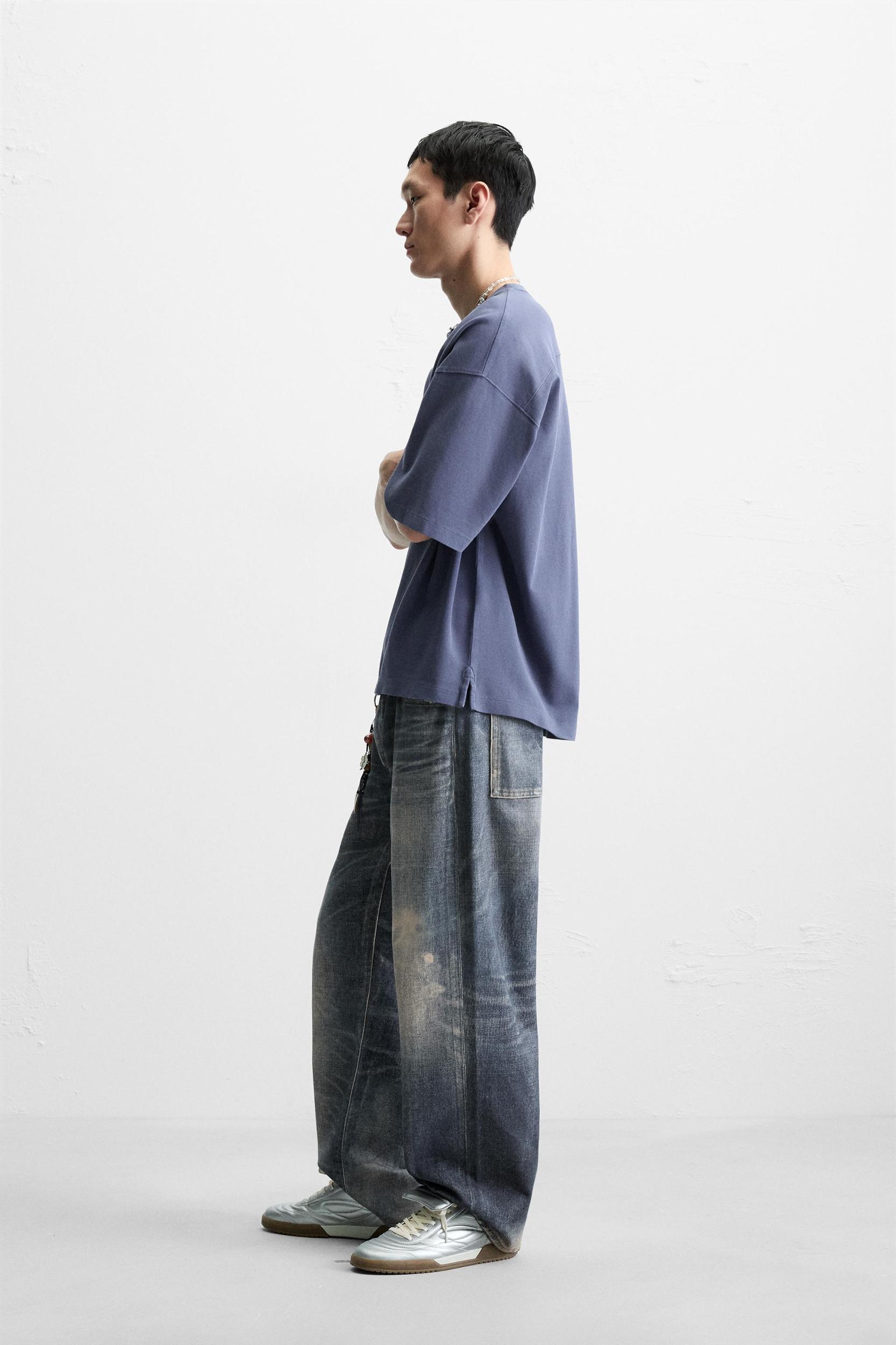 WASHED STRUCTURE T-SHIRT Product Image