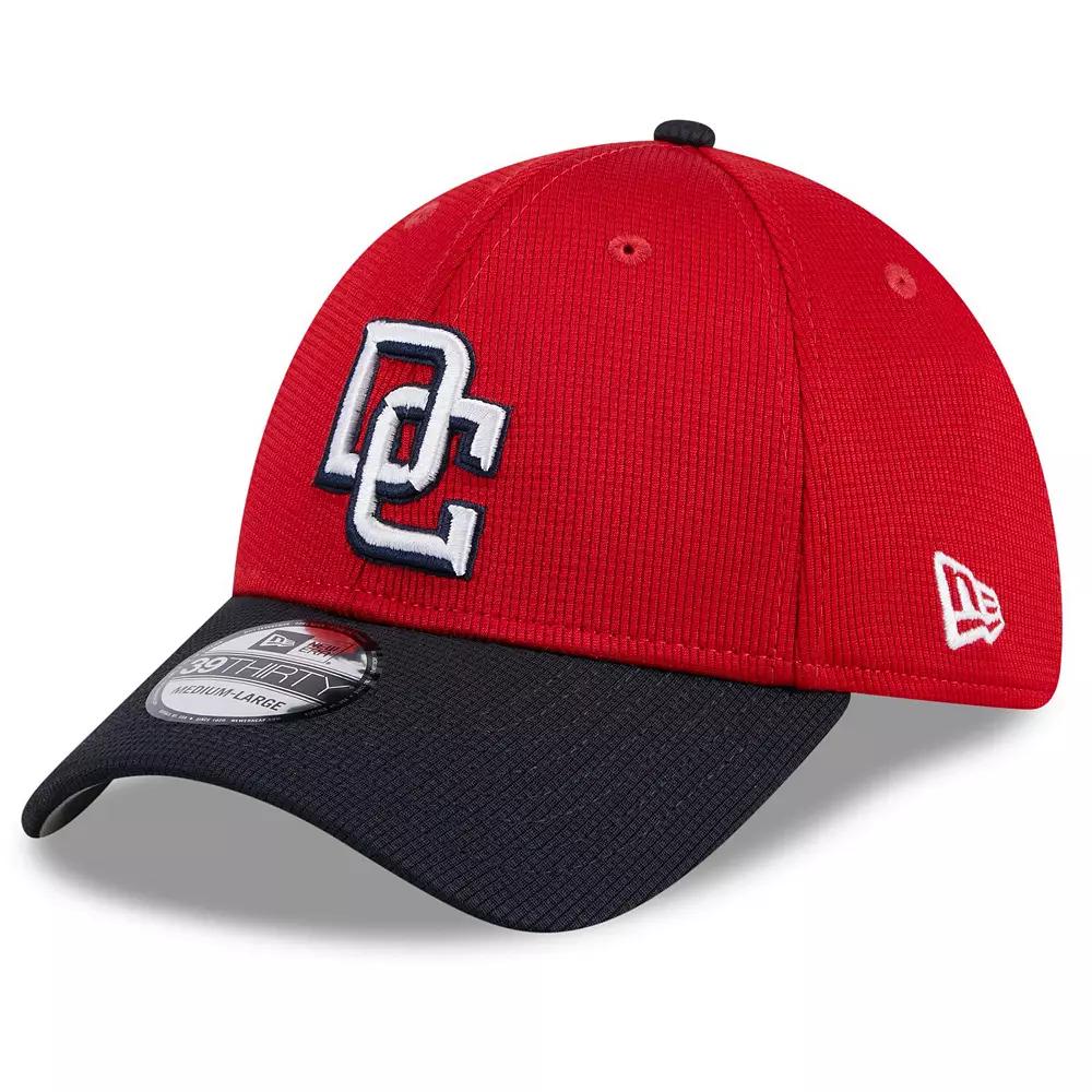 Men's New Era Red Washington Nationals 2024 Batting Practice 39THIRTY Flex Hat,  Product Image