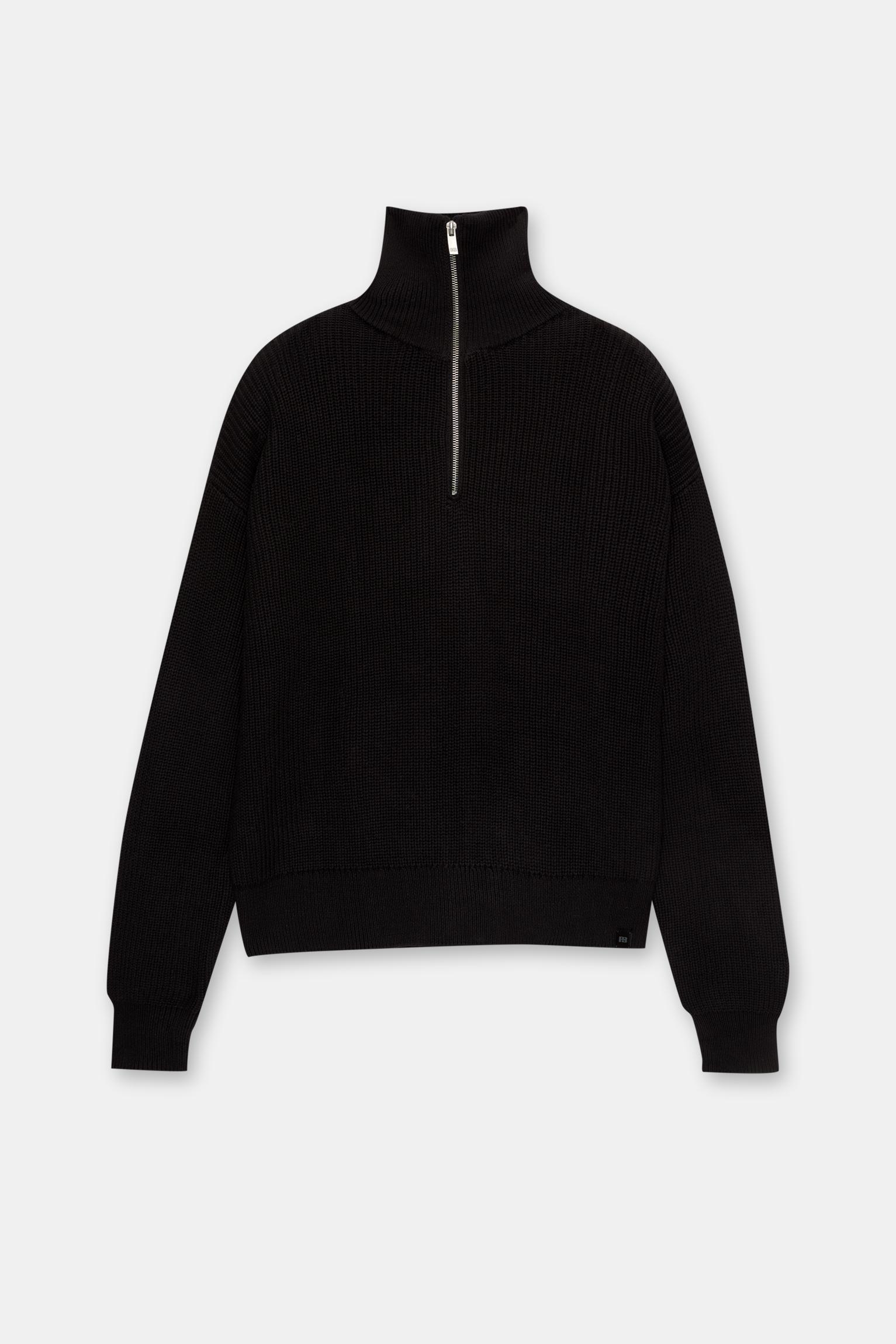Zipper neck sweater Product Image