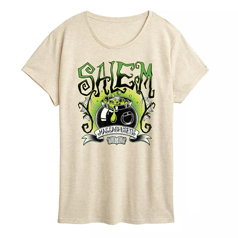 Women's Salem Witchy Collegiate Graphic Tee,  Product Image