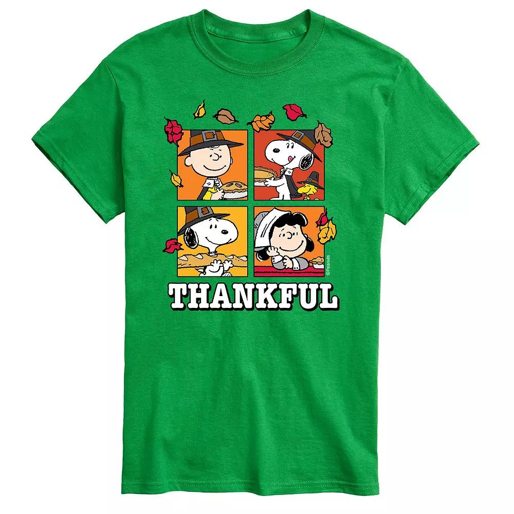 Big & Tall Peanuts Thankful Tee, Men's,  Product Image