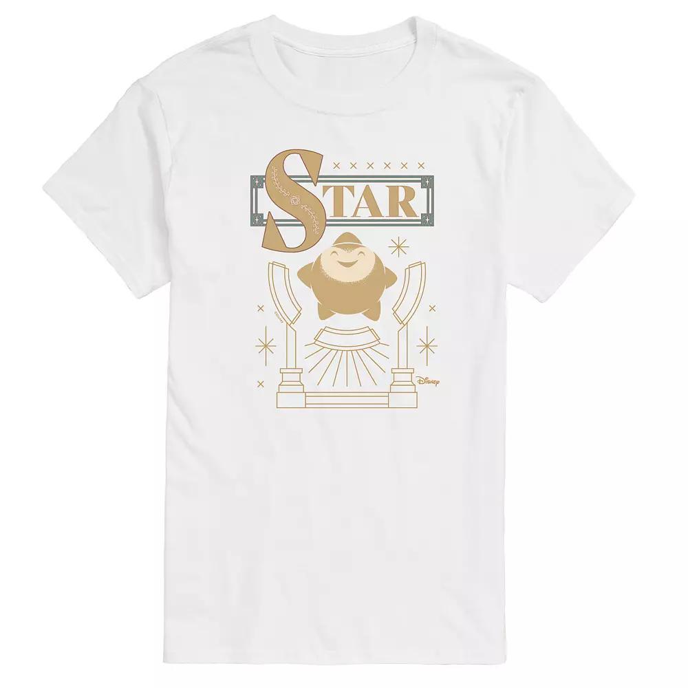 Disney's Wish Star Men's Badge Graphic Tee,  Product Image