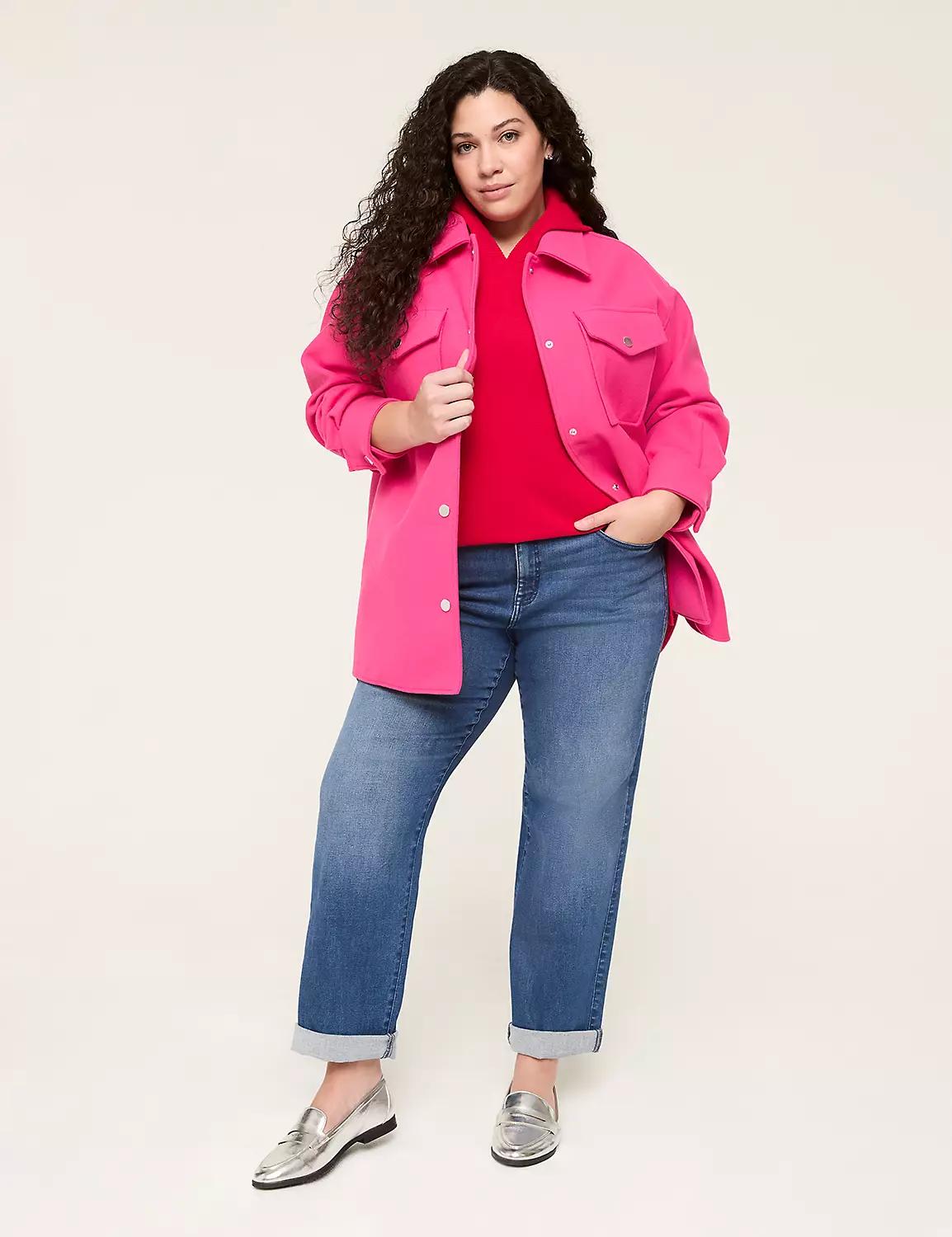 Faux-Wool Shacket Product Image