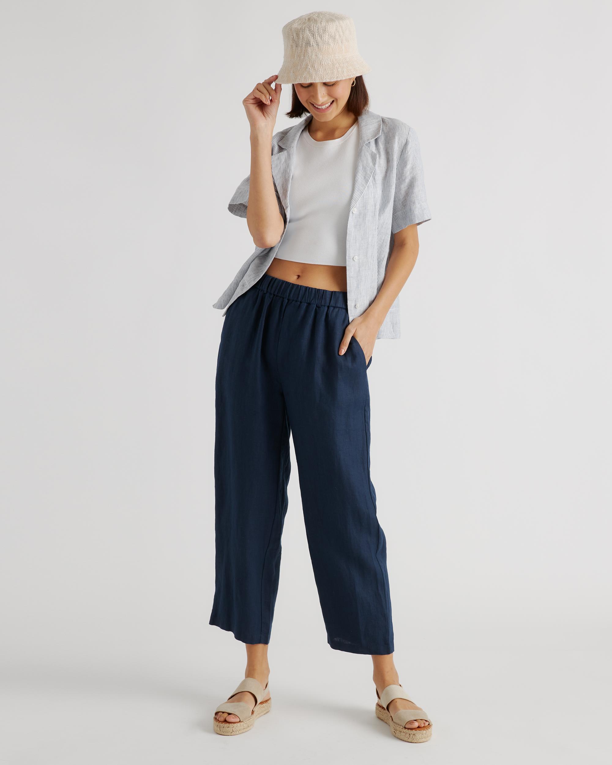 Quince | Women's 100% European Linen Pants Product Image