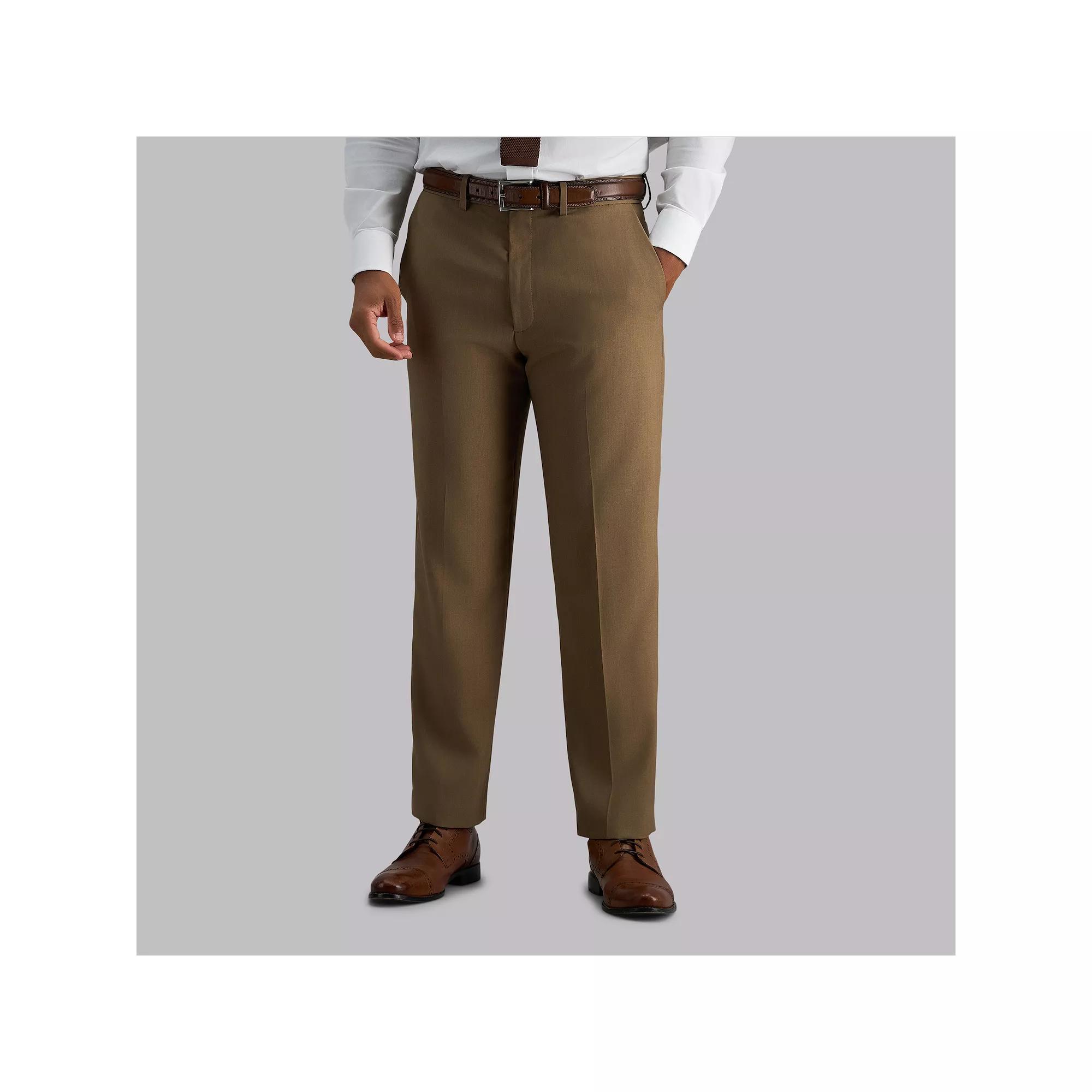 Men’s Haggar® Premium Comfort Expandable-Waist Classic-Fit Stretch Flat-Front Dress Pants, Men's,  Product Image