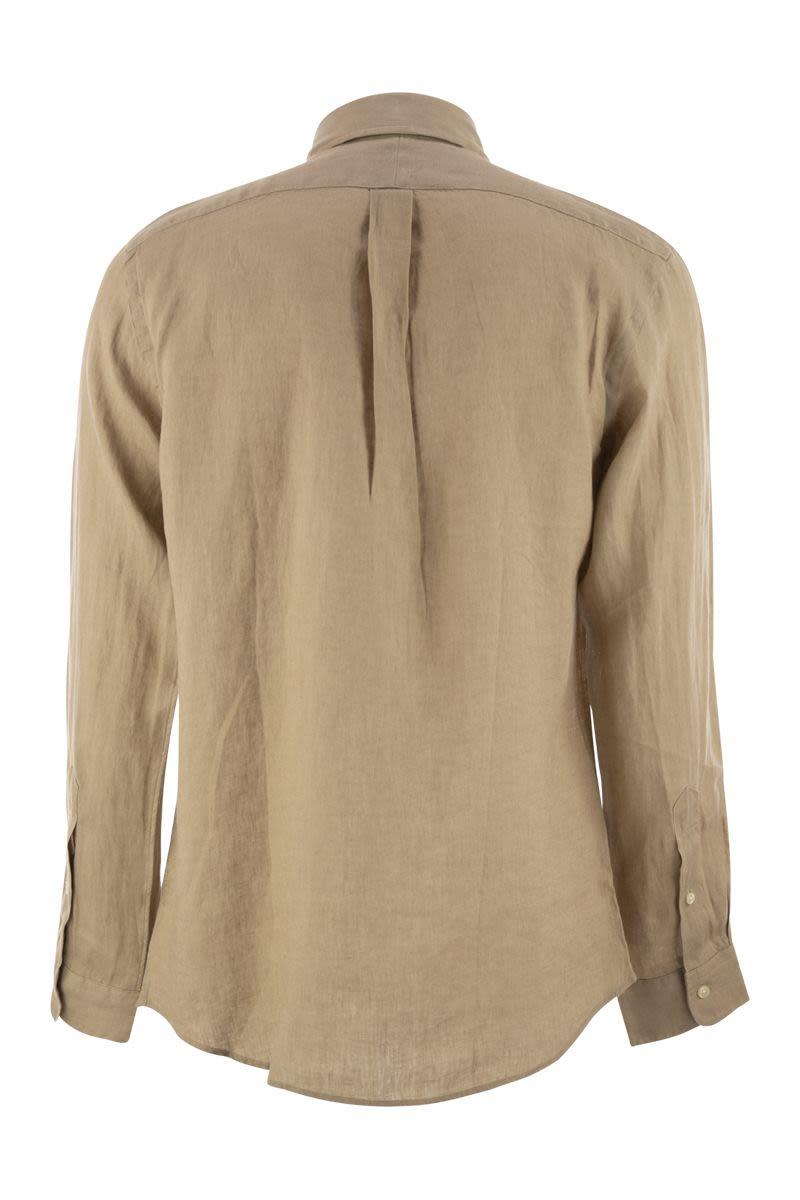 POLO RALPH LAUREN Corduroy Long Sleeve Sport Shirt Clothing In Brown Product Image