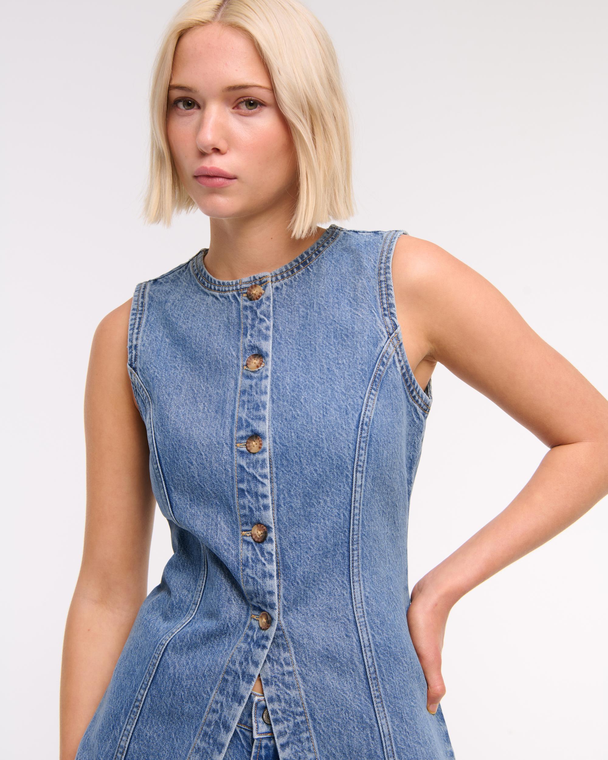 Denim Vest Product Image