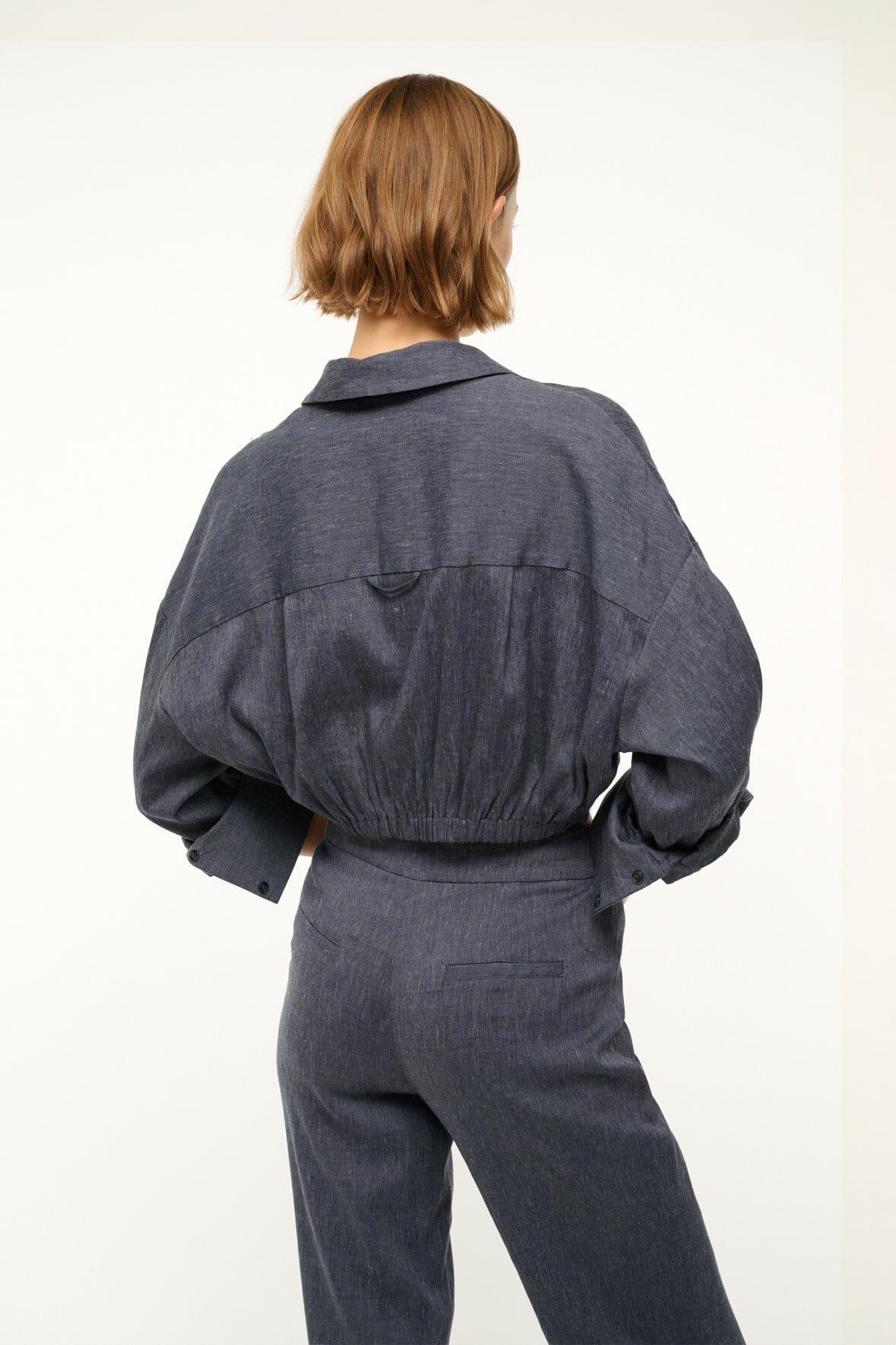 LISA LINEN TOP | CHAMBRAY Product Image