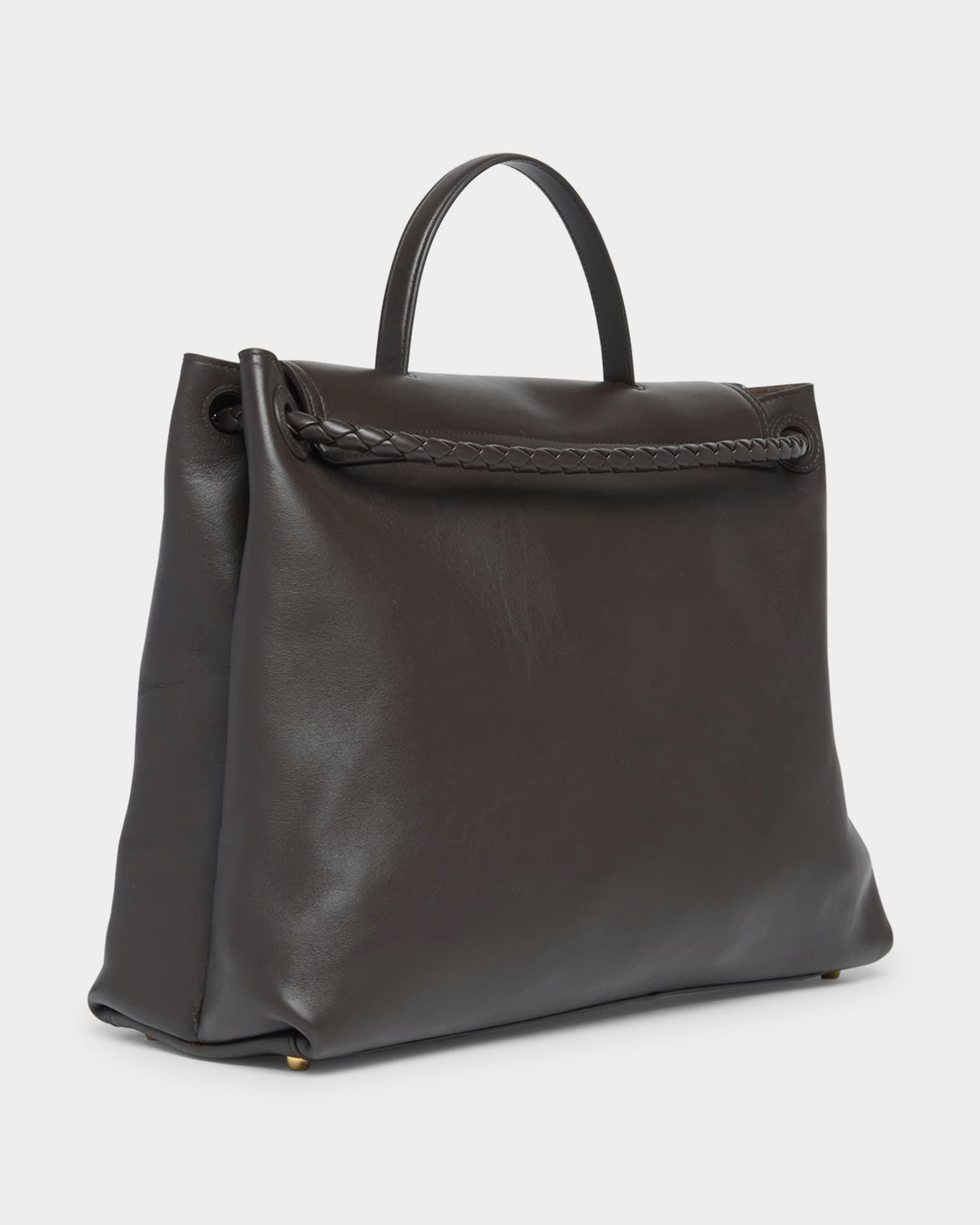 Andiamo Large Leather Top-Handle Bag Product Image