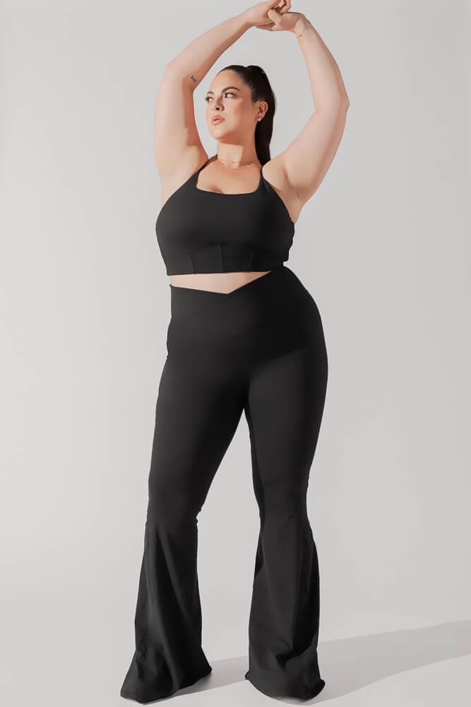 Plié Corset Crop Bralette - Mystic Purple Product Image