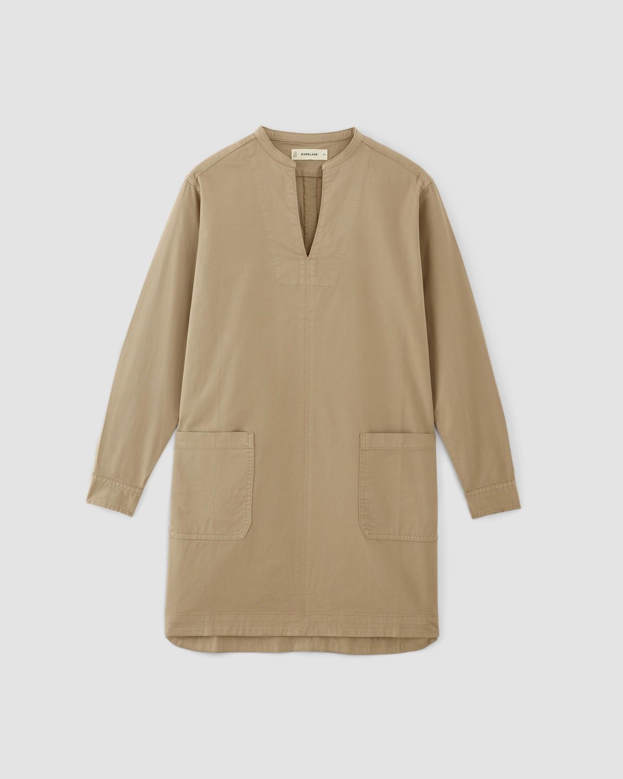 Womens Long-Sleeve Utility Mini Dress by Everlane Product Image