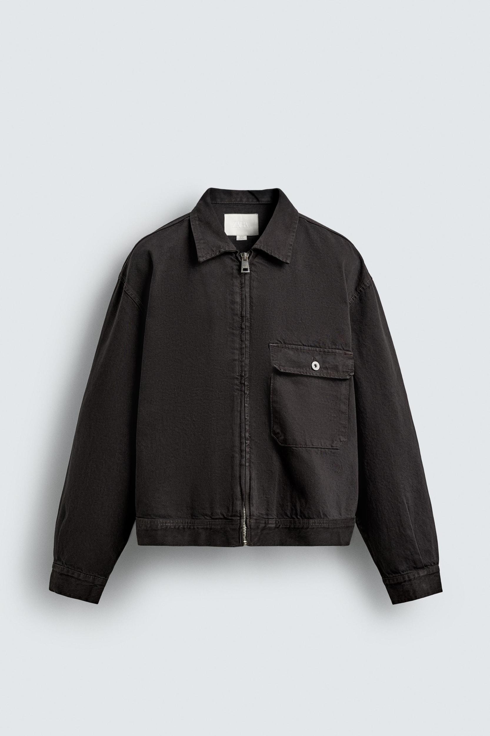 RELAXED FIT DENIM JACKET Product Image