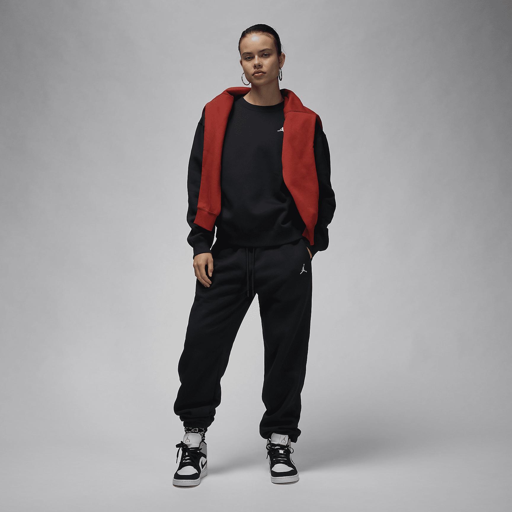 Womens Jordan Brooklyn Fleece Crew-Neck Sweatshirt | FV7074-063 Product Image