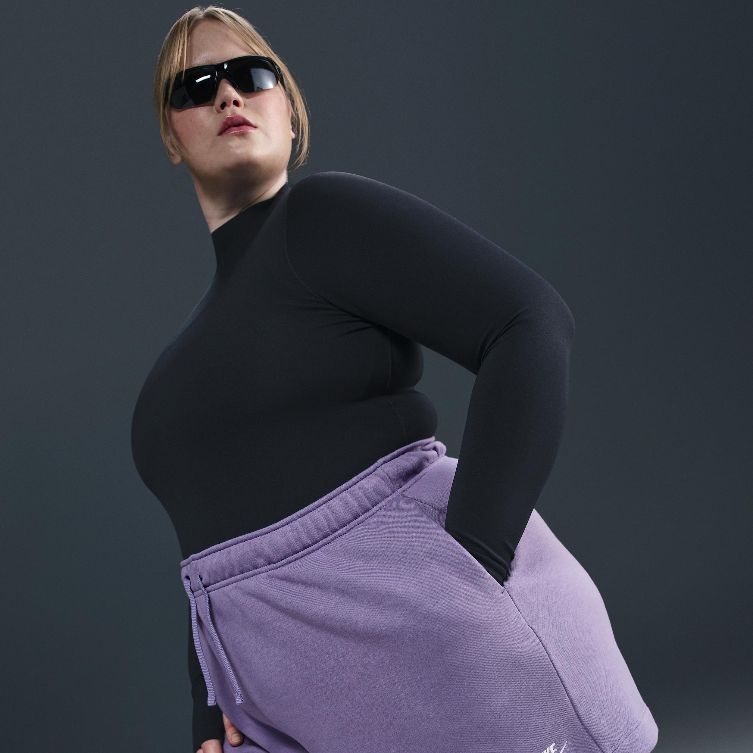 Nike Sportswear Club Fleece Women's Mid-Rise Shorts (Plus Size) Product Image