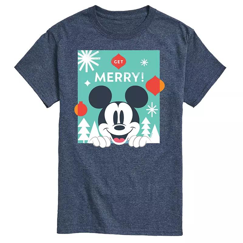 Disney's Mickey Mouse & Friends Men's Christmas Grid Graphic Tee,  Product Image