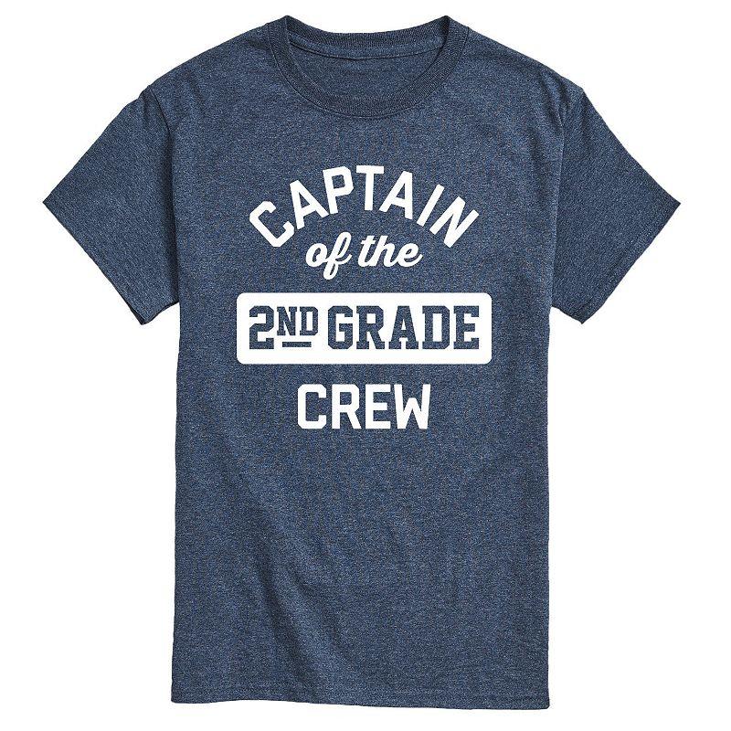 Men's Captain of 2nd Grade Crew Tee,  Product Image
