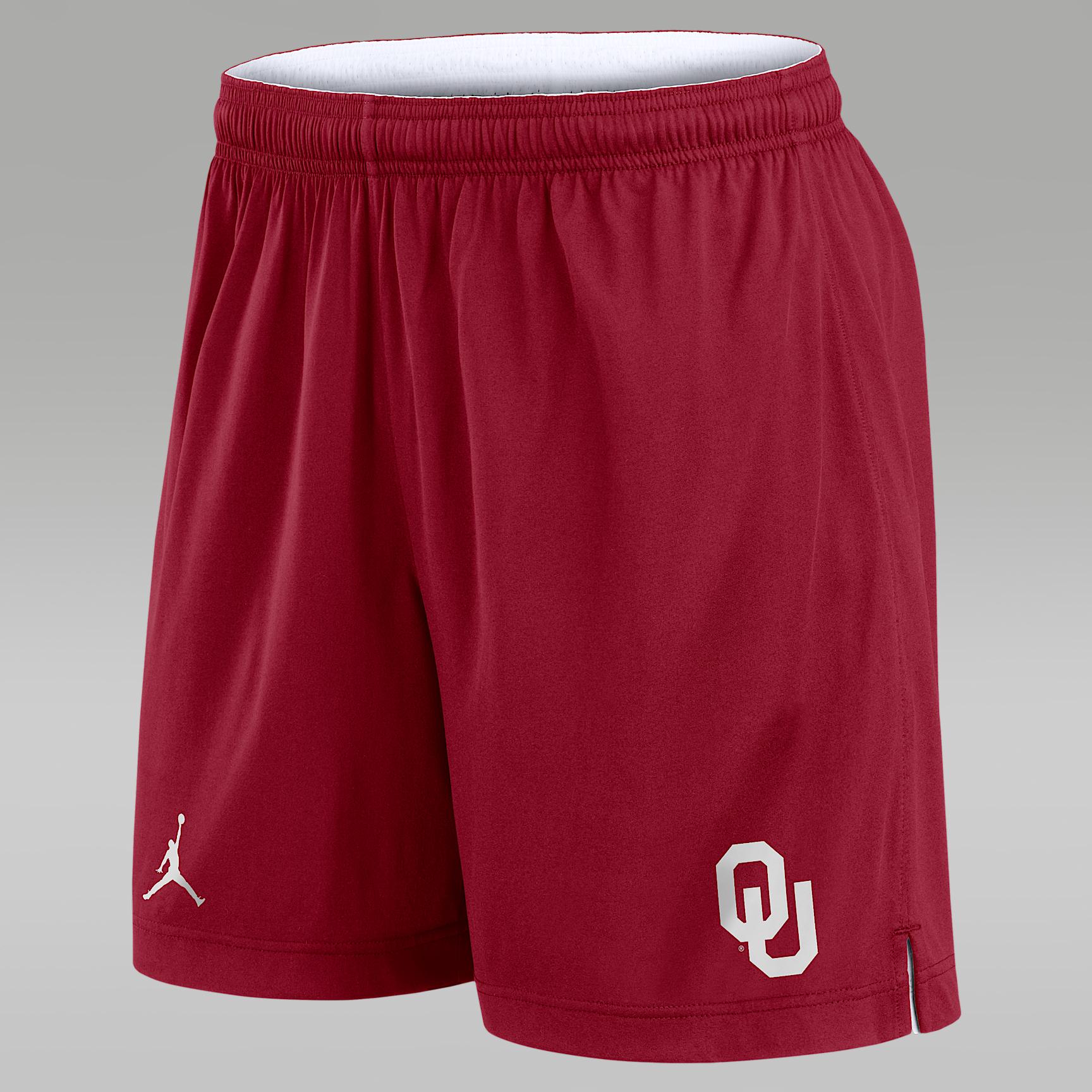 Men's Oklahoma Primetime Reversible Jordan Brand Dri-FIT College Shorts Product Image