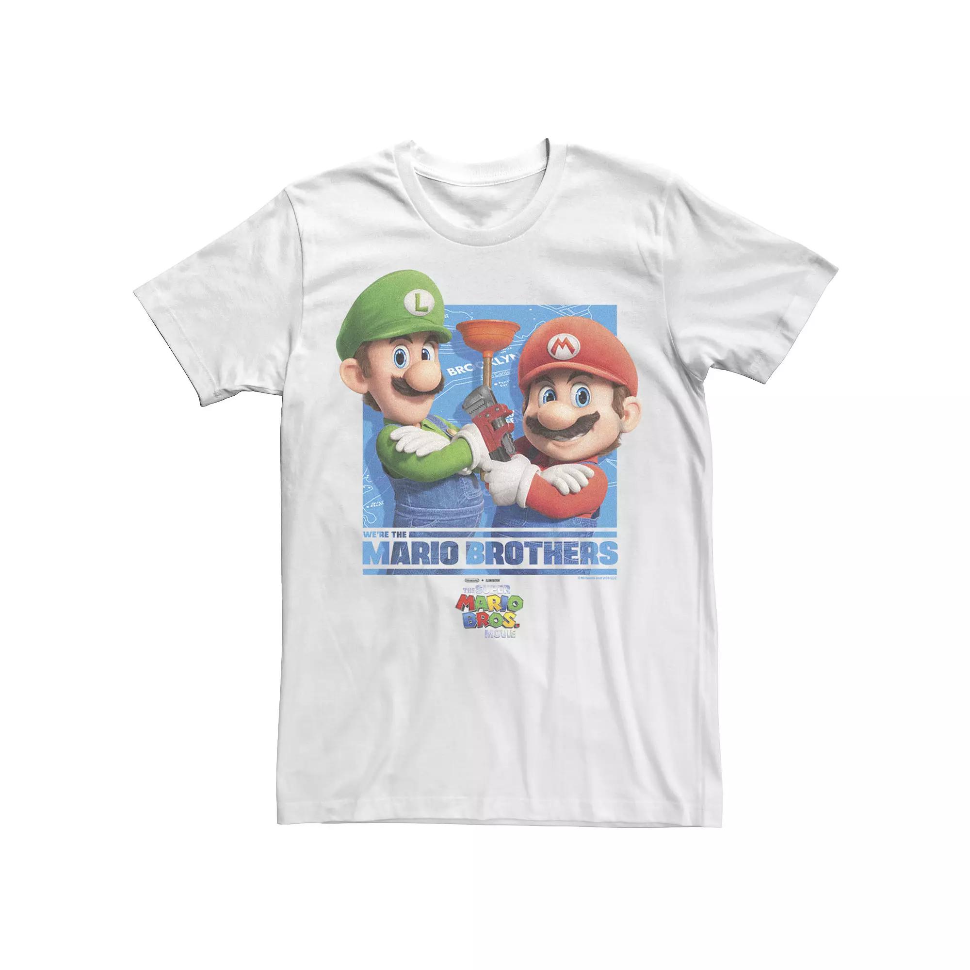 Men's The Super Mario Bros. Movie Plumber Brothers Graphic Tee,  Product Image