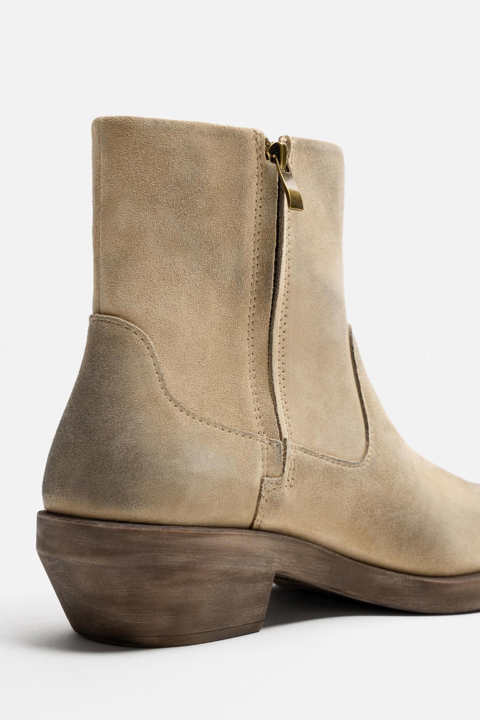 LEATHER COWBOY BOOTS Product Image