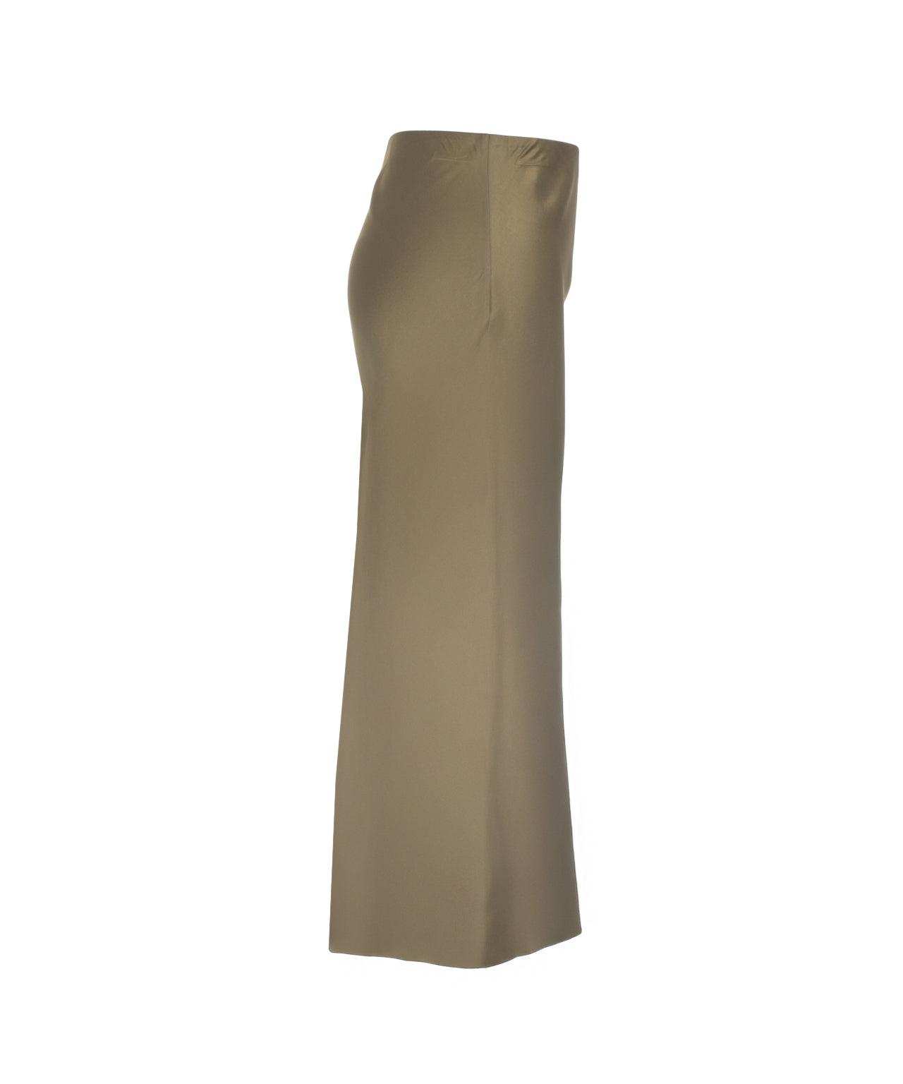 Satin midi skirt Product Image