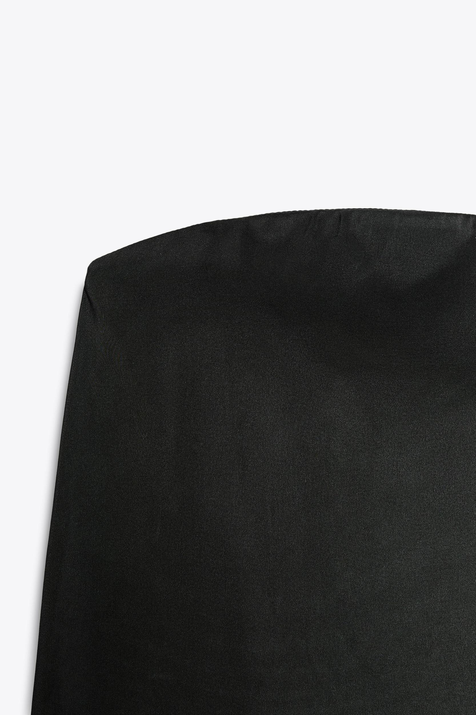 STRAPLESS SATIN EFFECT TOP Product Image