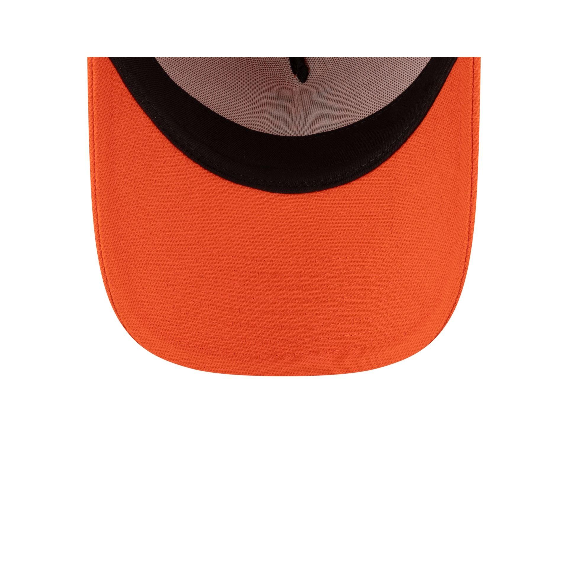 New York Mets Orange 9FORTY A-Frame Snapback Hat Male Product Image