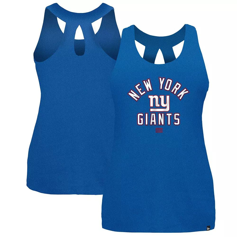 Women's New Era Royal New York Giants 2024 NFL Training Camp Tank Top,  Product Image
