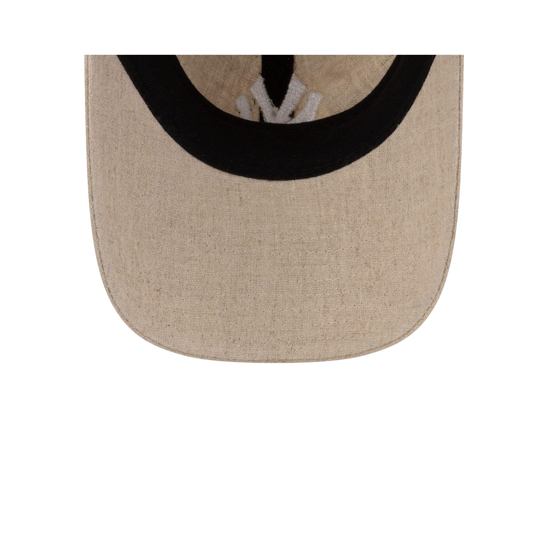 New York Yankees Linen Chain Stitched 9TWENTY Adjustable Hat Male Product Image