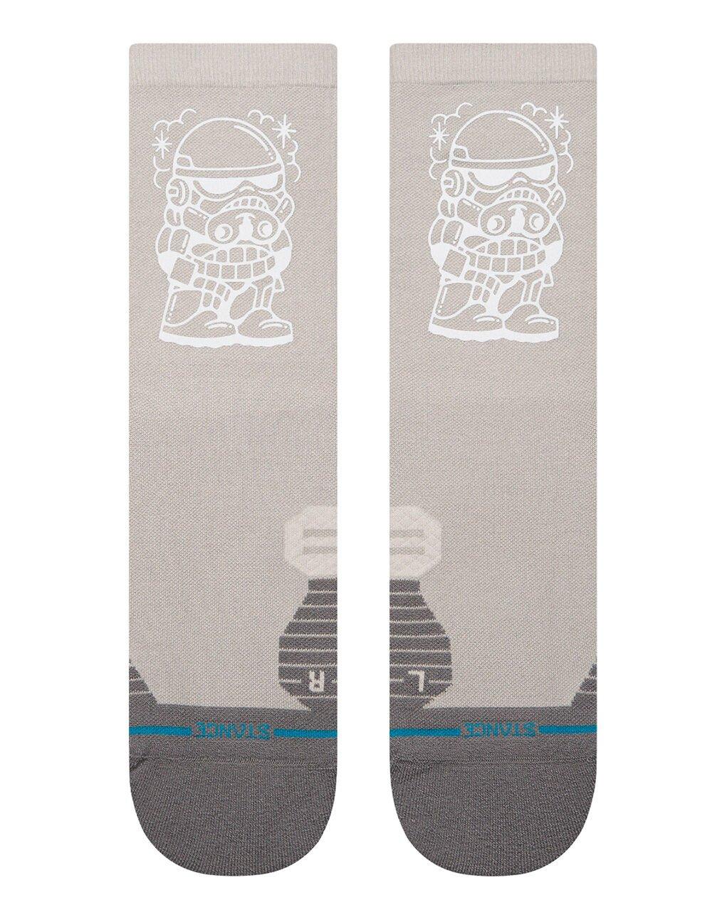 STANCE x Star Wars DJ Trooper Light Mens Performance Crew Socks - GRAY COMBO Product Image