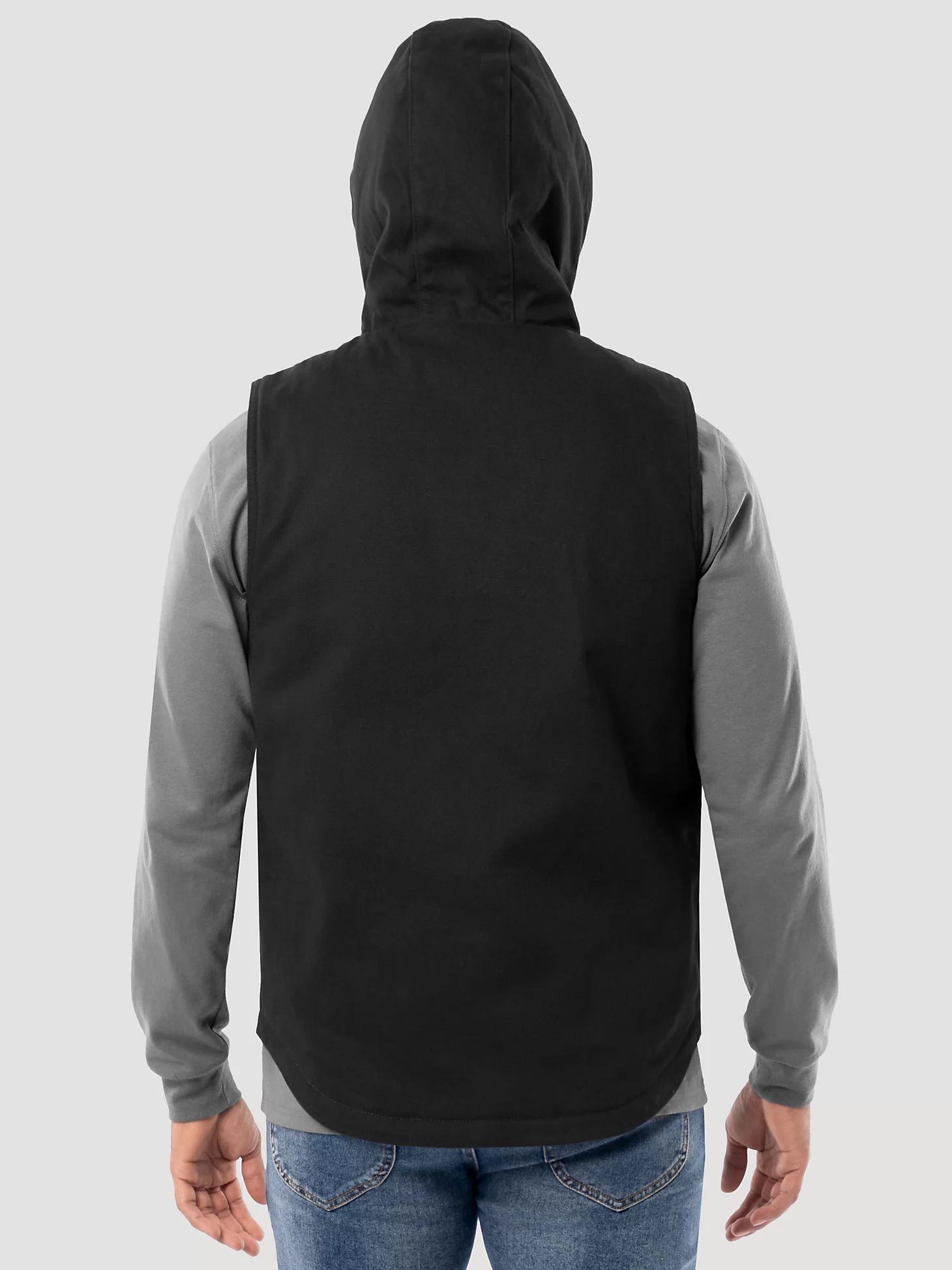 Men's RIGGS Workwear® Hooded Vest | Men's JACKETS & OUTERWEAR | Wrangler® Product Image