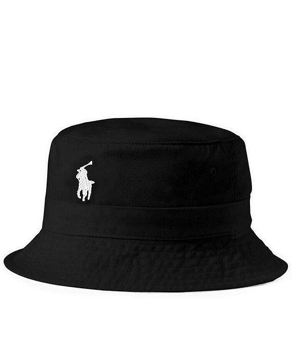 Polo Ralph Lauren Black Chino Bucket Hat Product Image