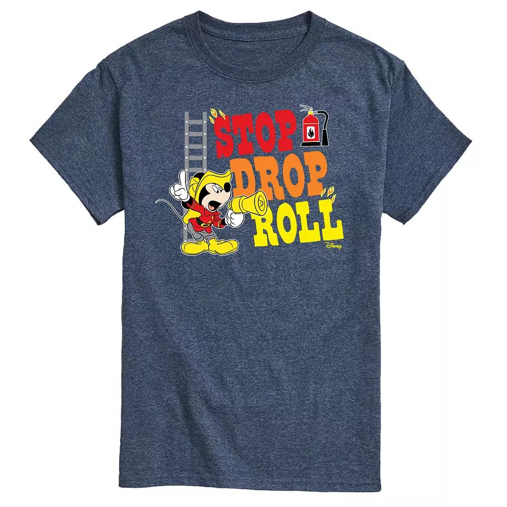 Disney's Mickey Mouse Men's Stop Drop Roll Graphic Tee,  Product Image