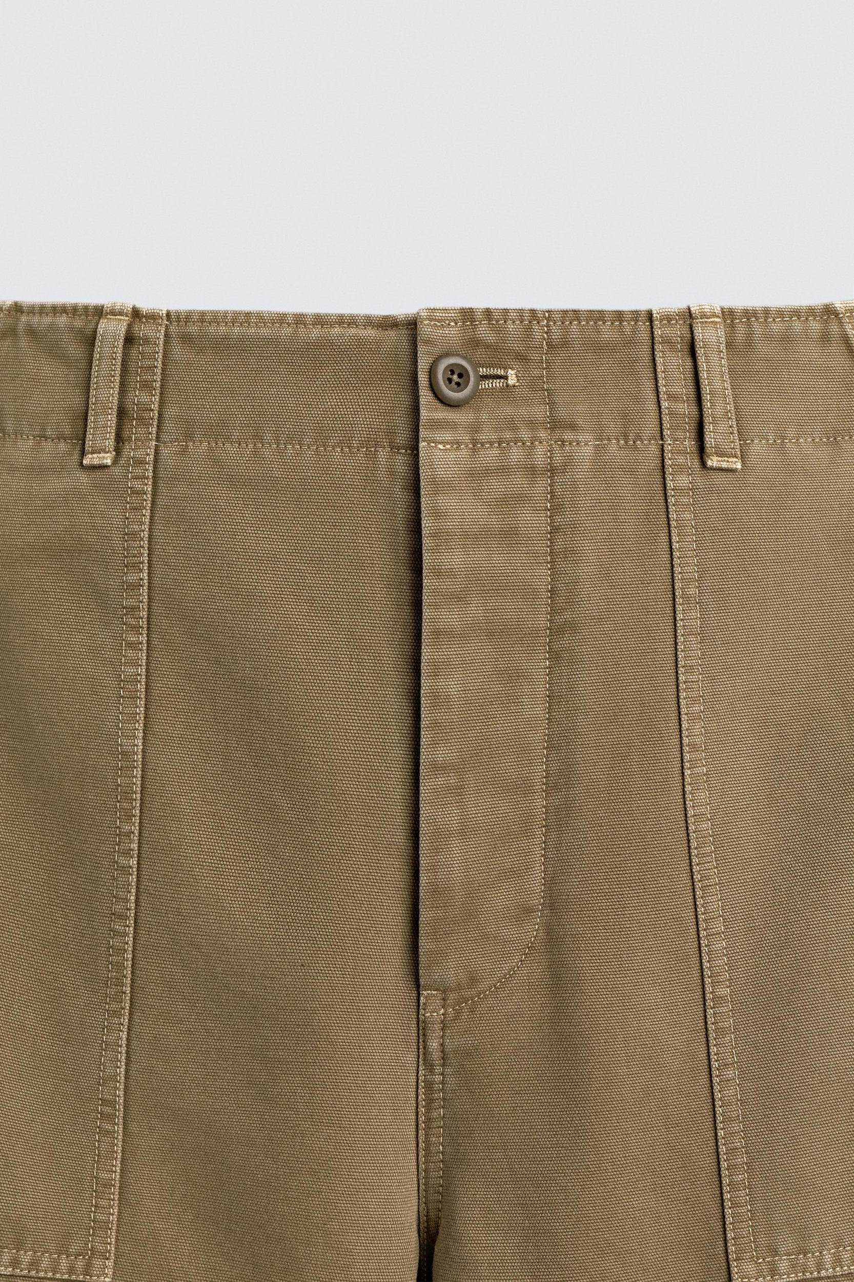 REGULAR FIT PANTS WITH POCKETS Product Image