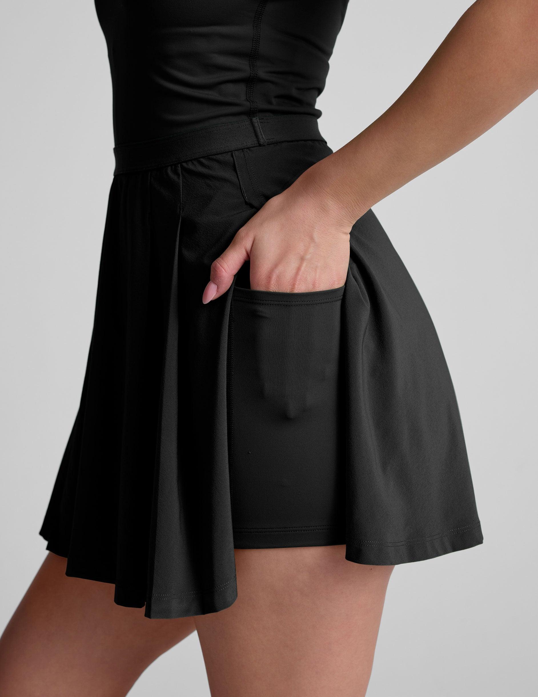 Score Pleated Dress Product Image