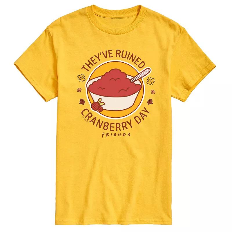 Men's Friends They've Ruined Cranberry Day Graphic Tee,  Product Image