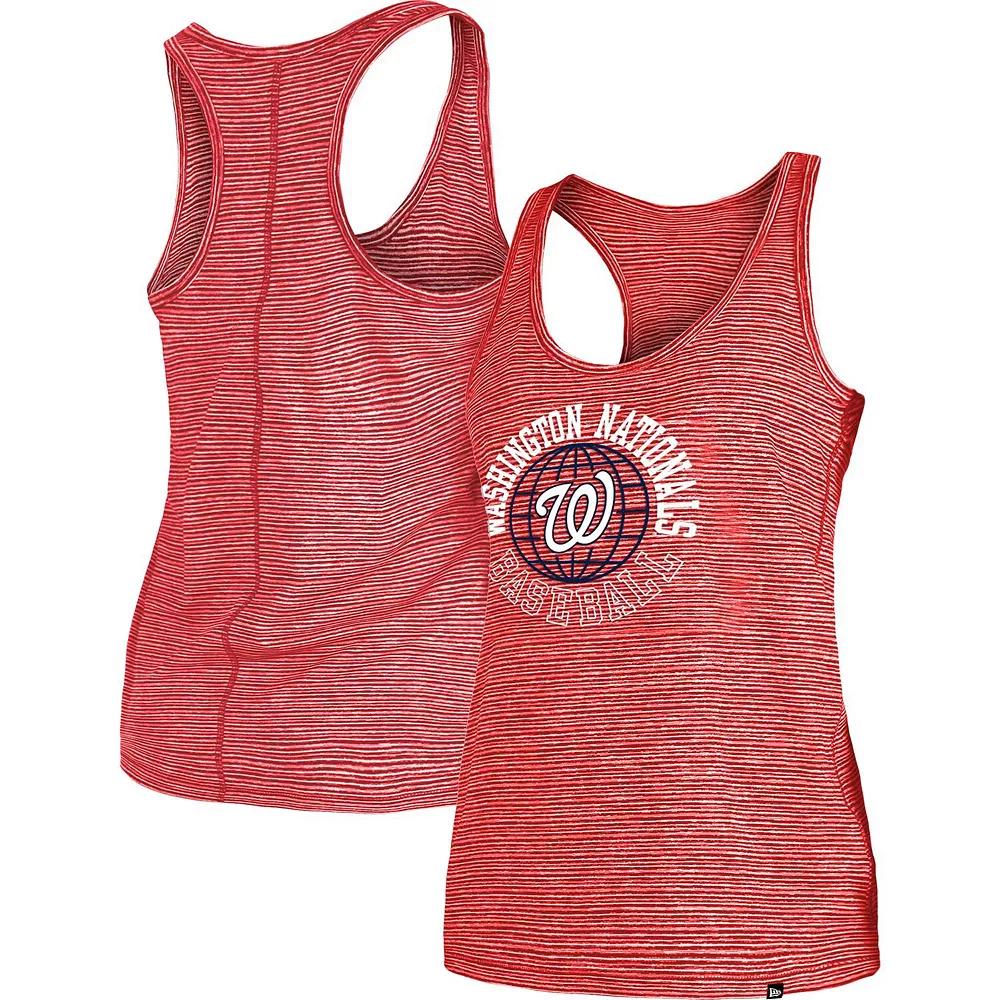 Women's New Era Red Washington Nationals Active Racerback Tank Top,  Product Image