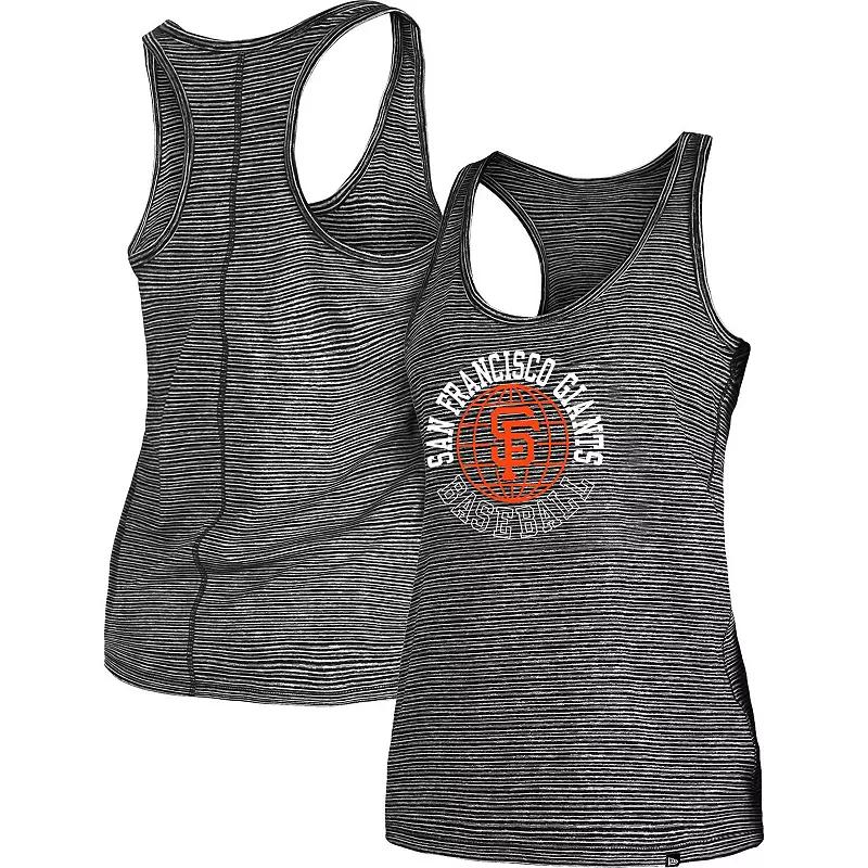 Women's New Era Black San Francisco Giants Active Racerback Tank Top,  Product Image