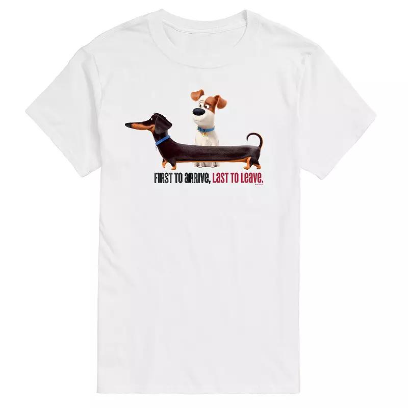 Big & Tall The Secret Life of Pets First To Arrive Dachshund Graphic Tee, Men's,  Product Image