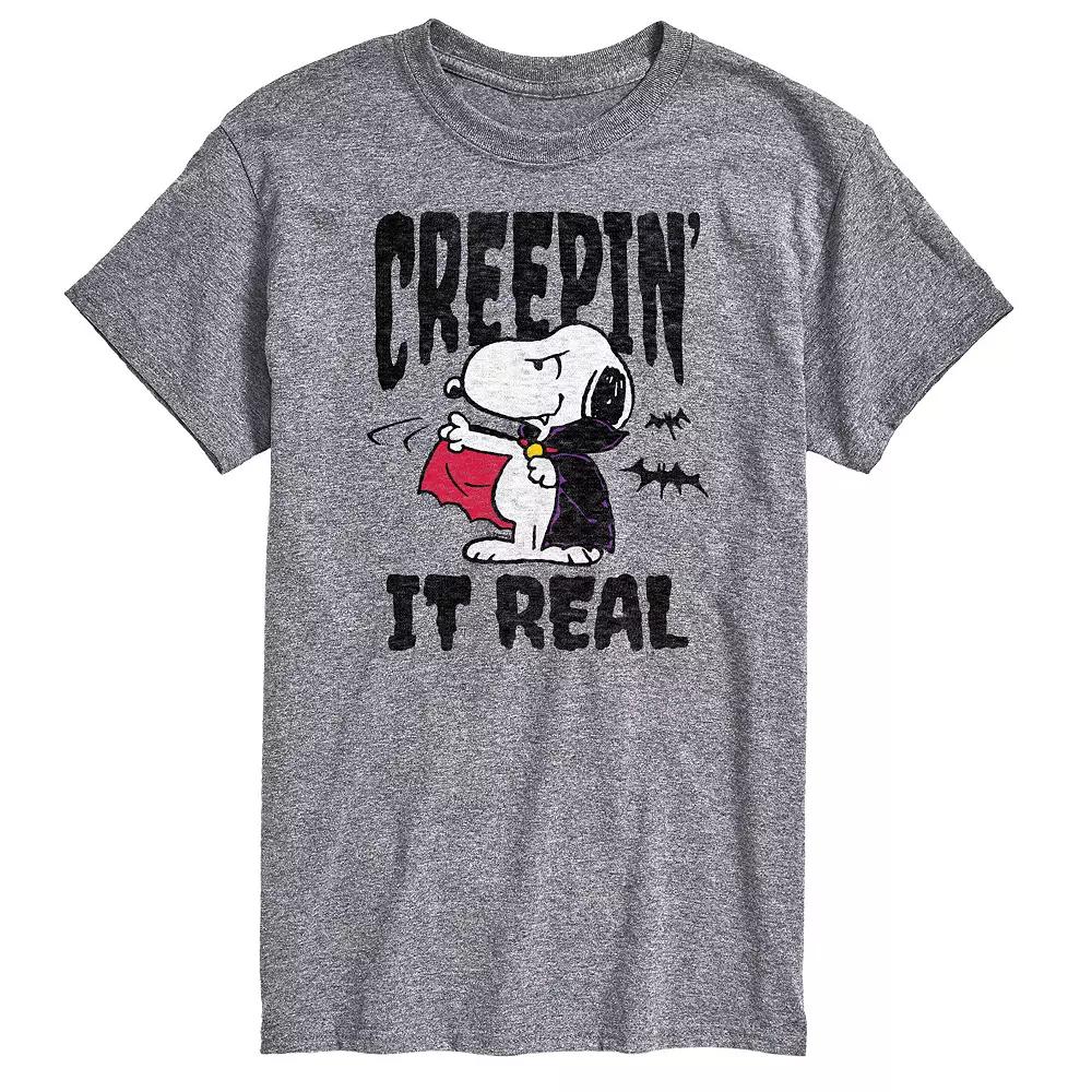 Men's Peanuts Snoopy Vampire Creepin' It Real Graphic Tee,  Product Image