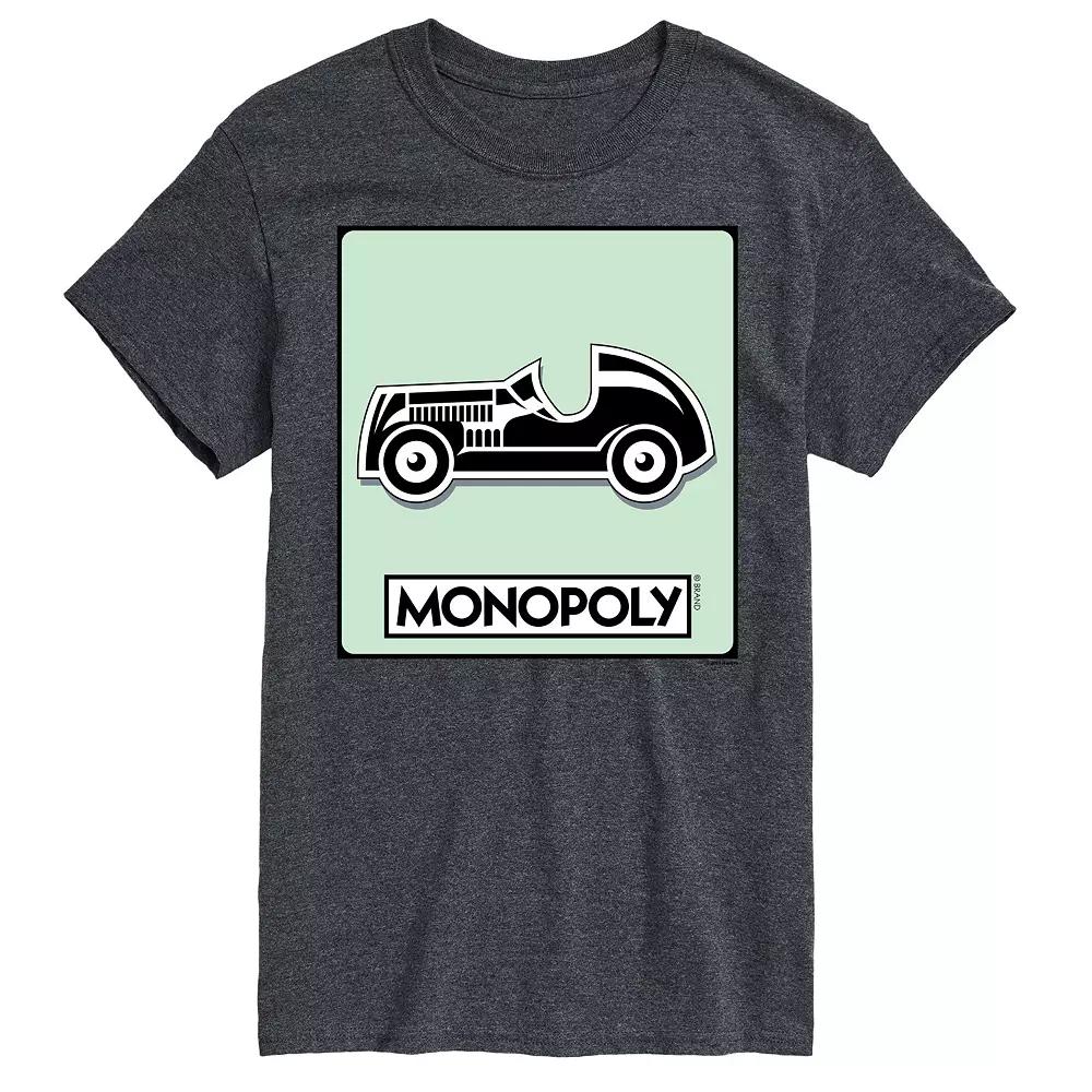 Big & Tall Monopoly Car Game Token Graphic Tee, Men's,  Product Image